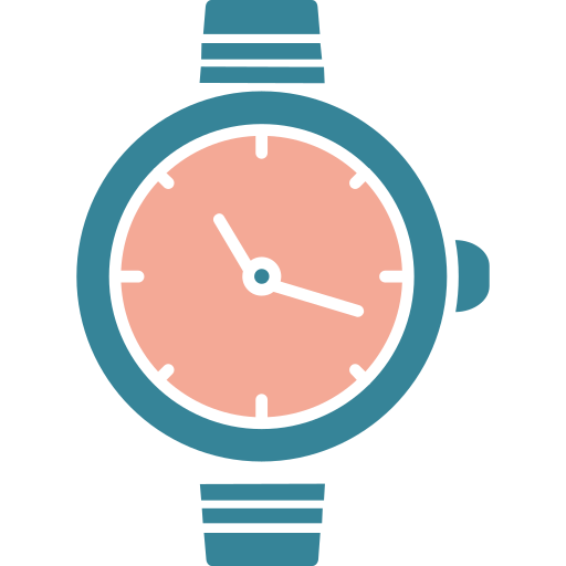 reloj de pulsera icono gratis