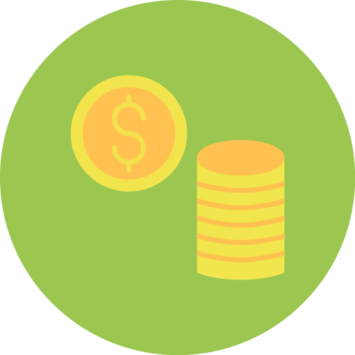 monedas icono gratis