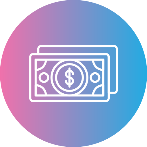 dinero en efectivo icono gratis