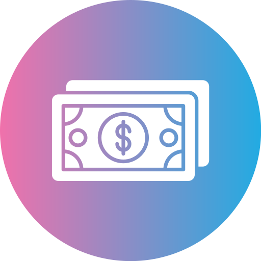 dinero en efectivo icono gratis