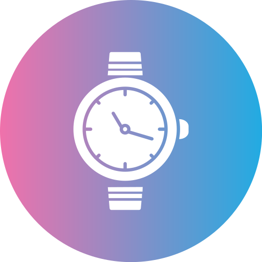 reloj de pulsera icono gratis