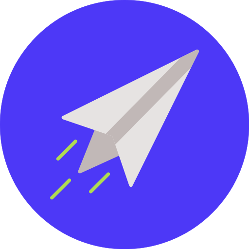 avion de papel icono gratis