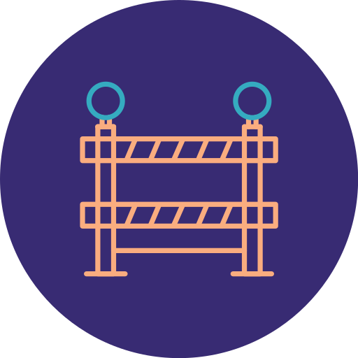 barrera icono gratis