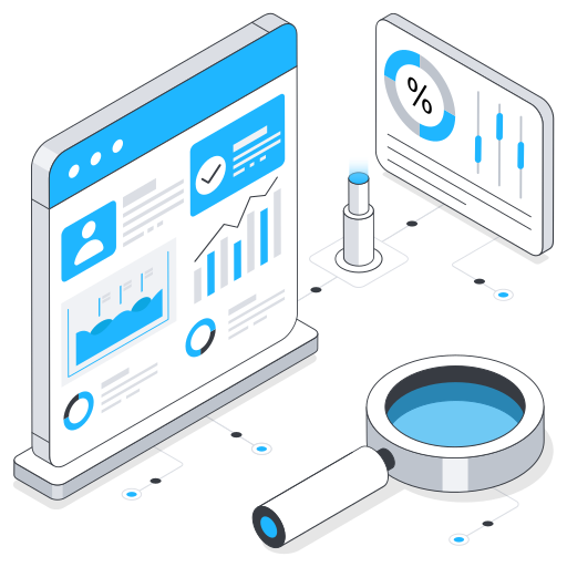 investigación de mercado icono gratis