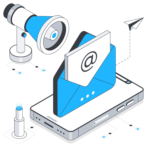 marketing por correo icono gratis