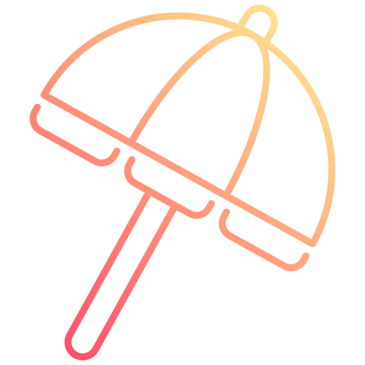 Beach umbrella free icon