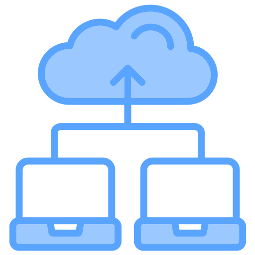 computación en la nube icono gratis