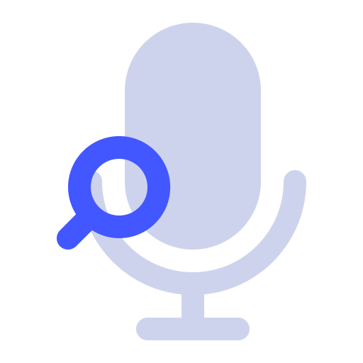 búsqueda por voz icono gratis