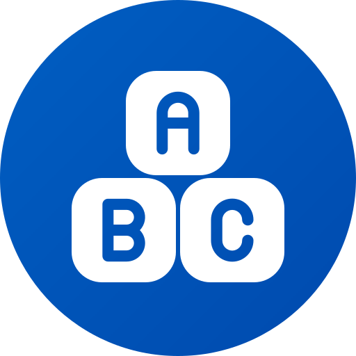 bloque abc icono gratis