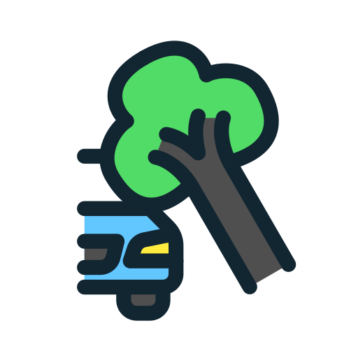 accidente automovilistico icono gratis