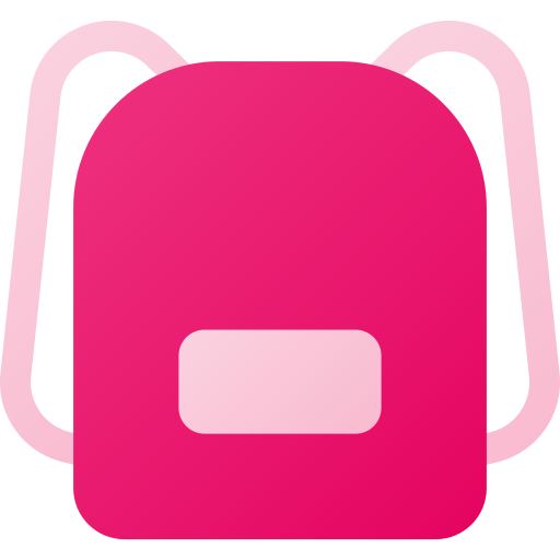 bolsa para la escuela icono gratis