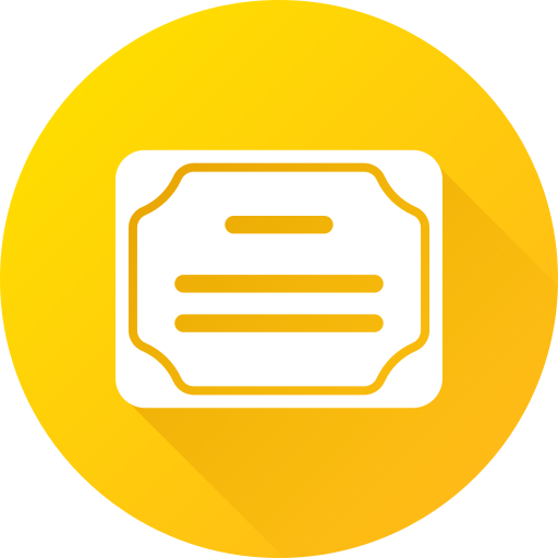 certificat Icône gratuit certificat Icône gratuit