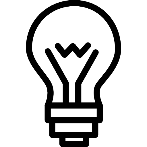 Light bulb Metropolicons Lineal icon