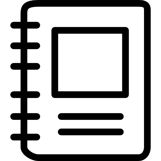 cuaderno icono gratis