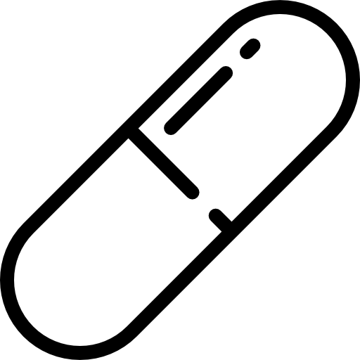 Pill Detailed Rounded Lineal icon