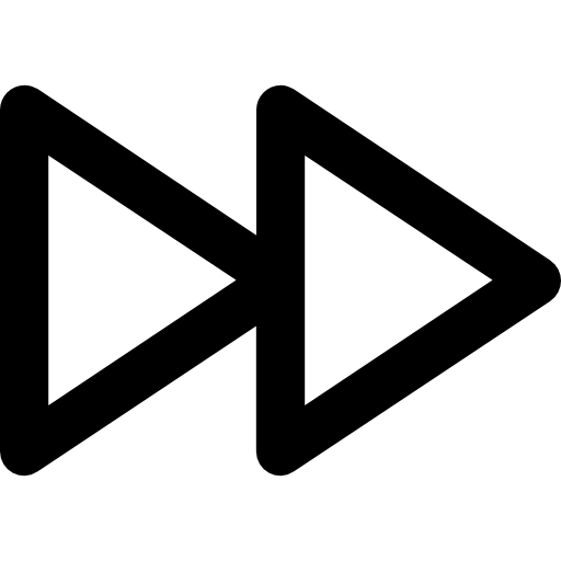 avance rápido icono gratis