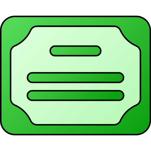 certificado icono gratis