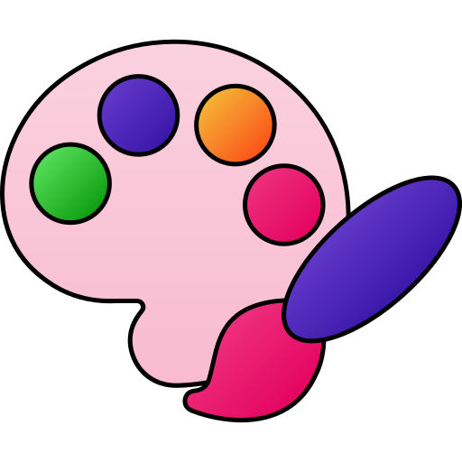 paleta de colores icono gratis