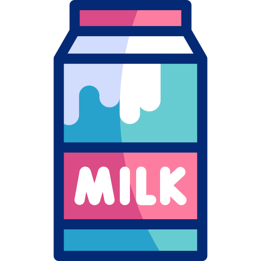 Milk free icon Milk free icon