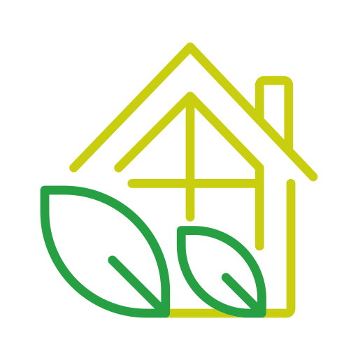 hogar ecológico icono gratis