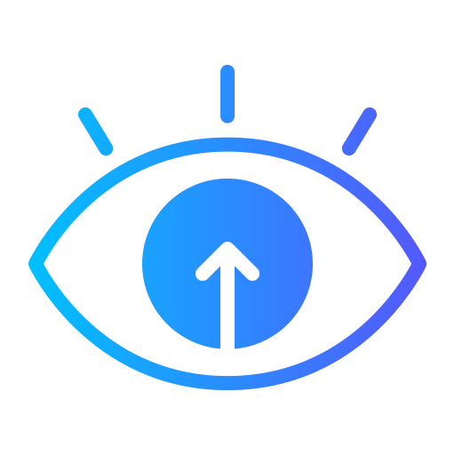 visión icono gratis