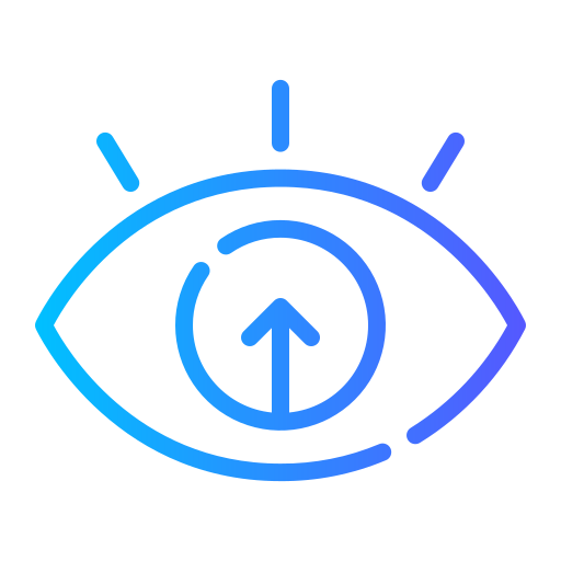 visión icono gratis