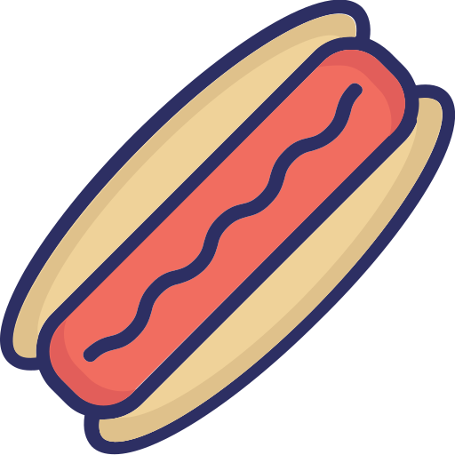 hot dog icono gratis