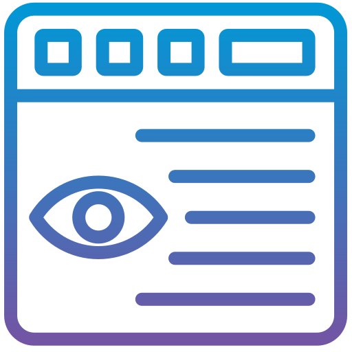 impressions Icône gratuit