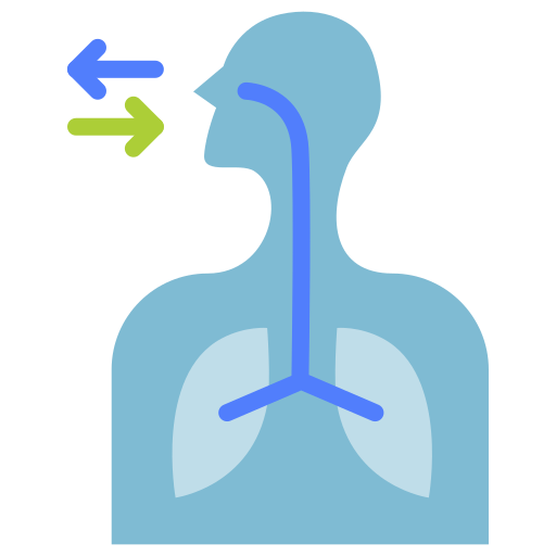 sistema respiratorio icono gratis