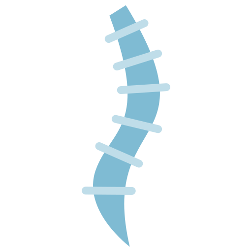 columna vertebral icono gratis