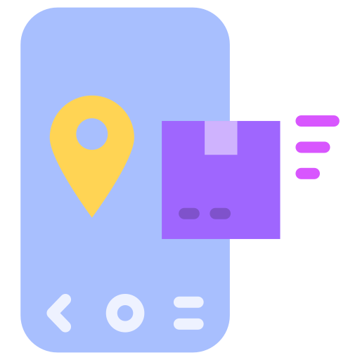entrega móvil icono gratis