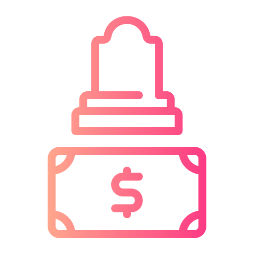 costo del funeral icono gratis