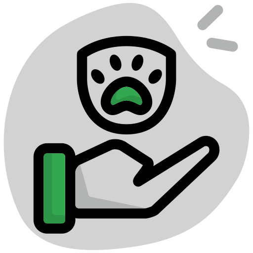 cuidado de mascotas icono gratis