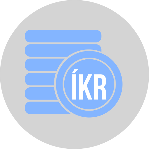 moneda de corona sueca icono gratis