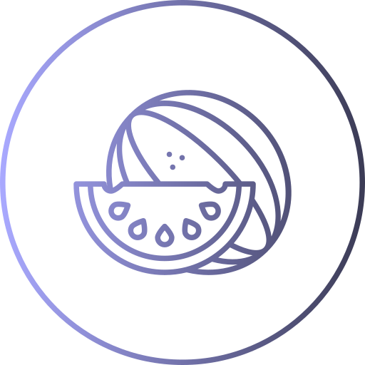 sandía icono gratis