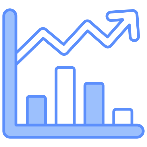 gráfico de barras icono gratis