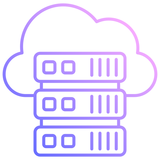 base de datos en la nube icono gratis
