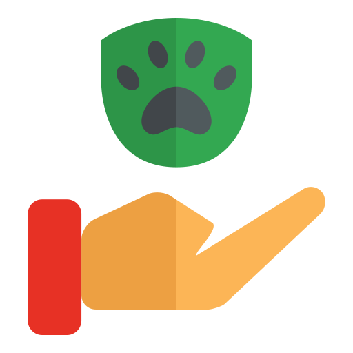 cuidado de mascotas icono gratis