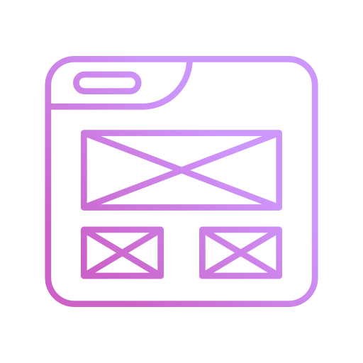 Layout free icon