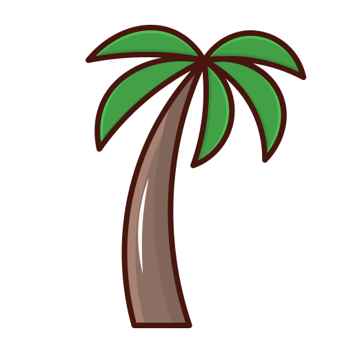 Coconut tree free icon Coconut tree free icon