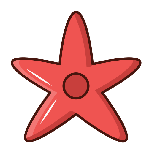 estrella de mar icono gratis