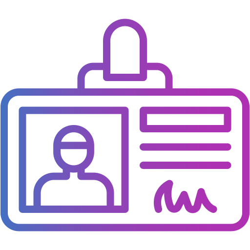 tarjeta de identificación icono gratis