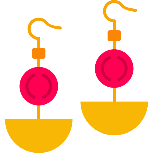 des boucles d'oreilles Icône gratuit