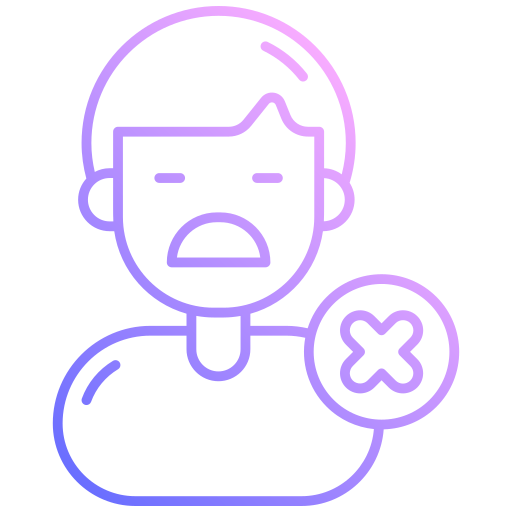 dejar de seguir icono gratis