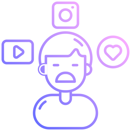 medios de comunicación social icono gratis