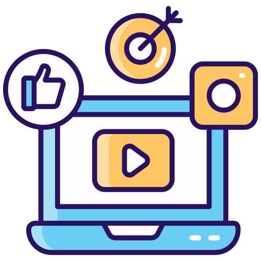 vídeo marketing icono gratis