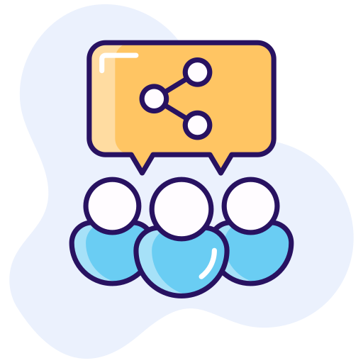 marketing de medios sociales icono gratis