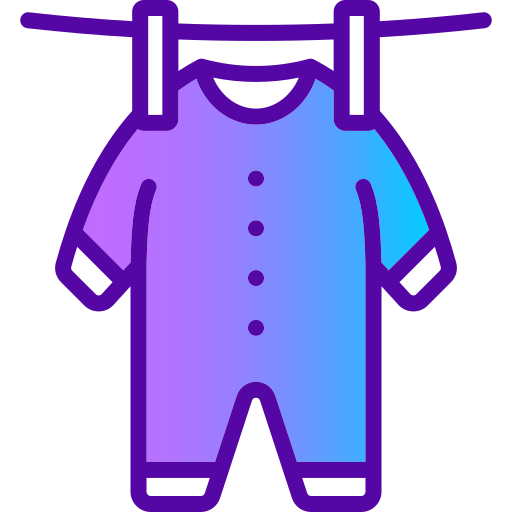 ropa de bebé icono gratis