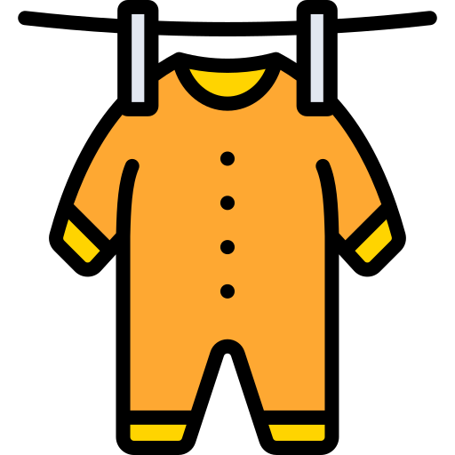 ropa de bebé icono gratis