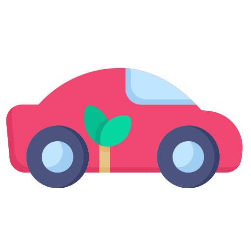 coche ecológico icono gratis